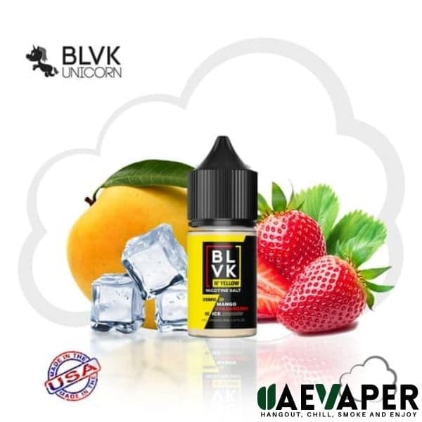 Blvk Mango Strawberry Ice Buy Yellow Salt 30ml E-Juice